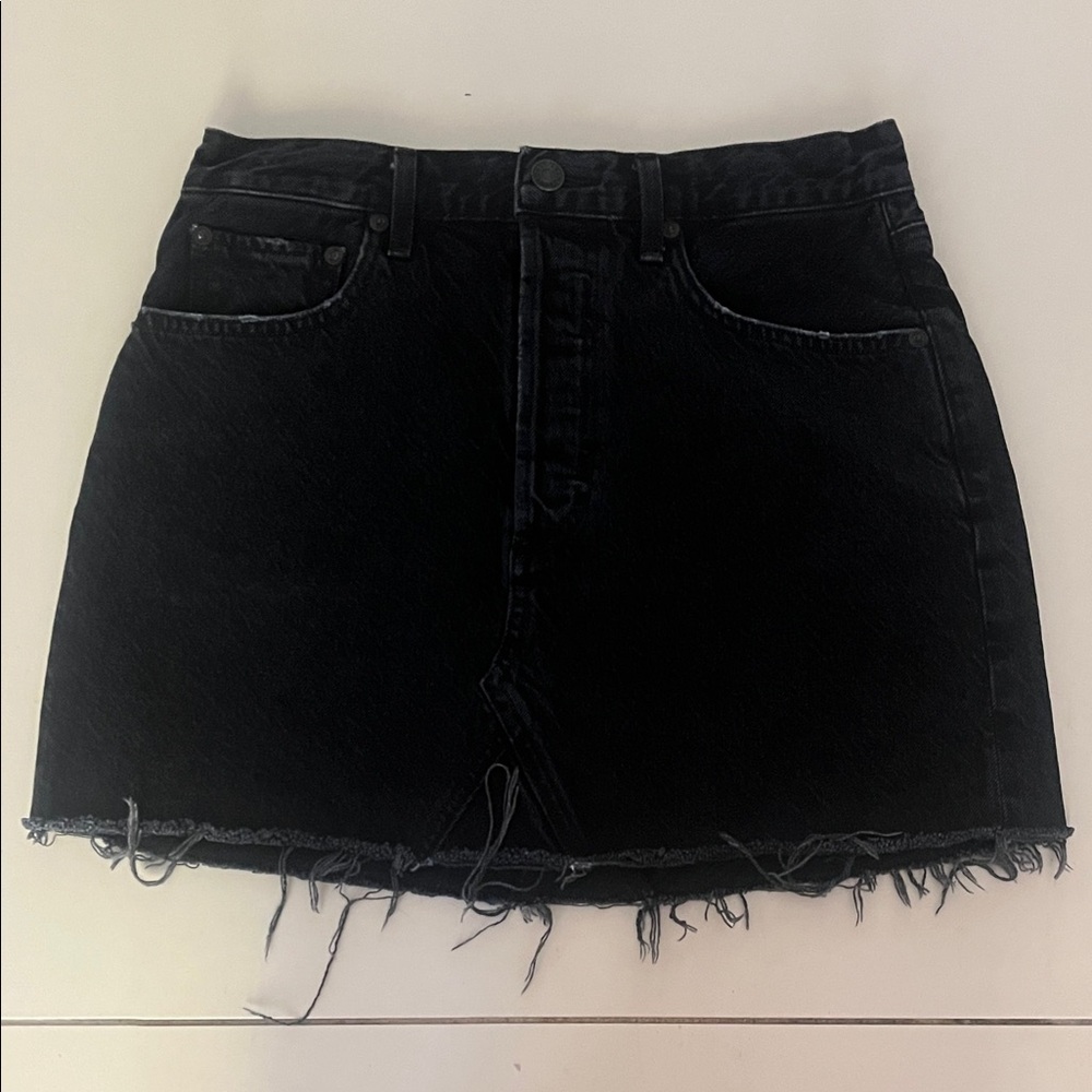 NWOT AGOLDE Denim Skirt 27